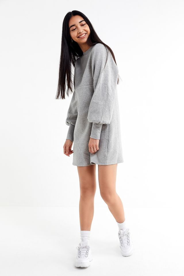 UO Alanna Crew-Neck Sweatshirt Dress #2