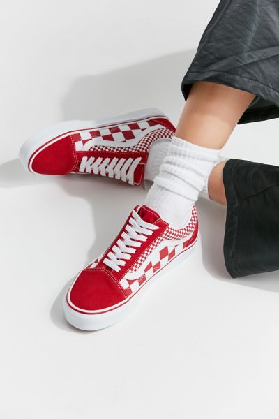 Old skool store mixed checkered vans