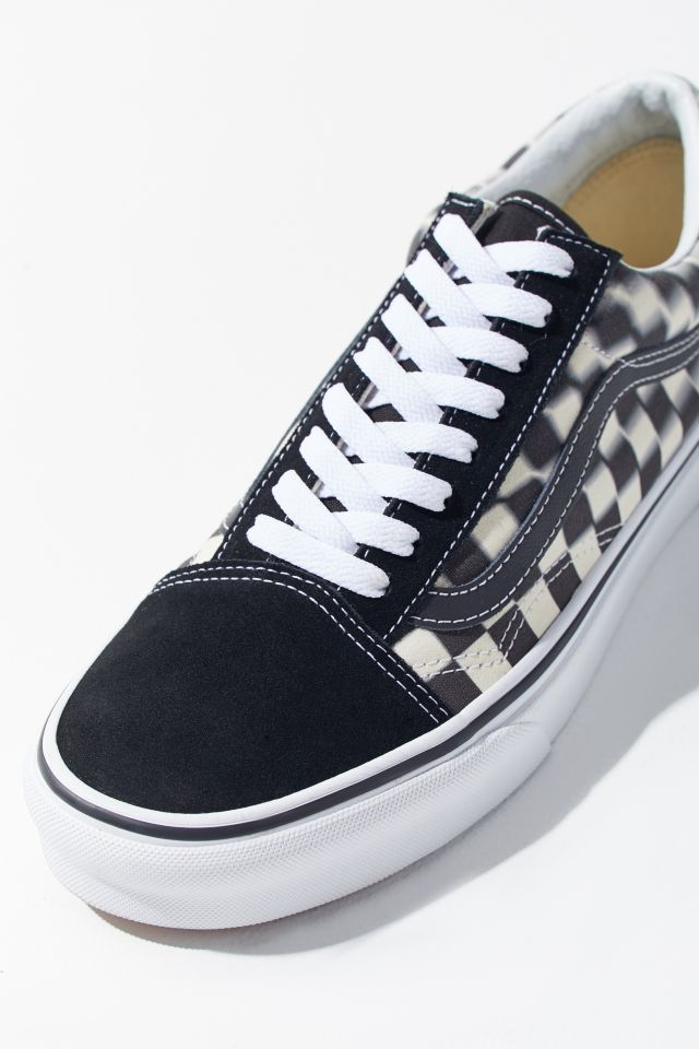 Vans blurred hotsell checkerboard old skool