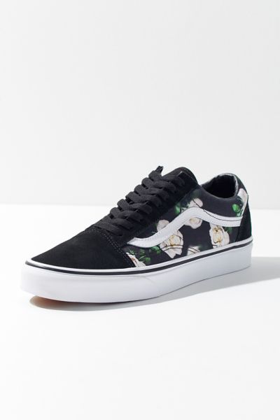 Romantic floral old hot sale skool vans