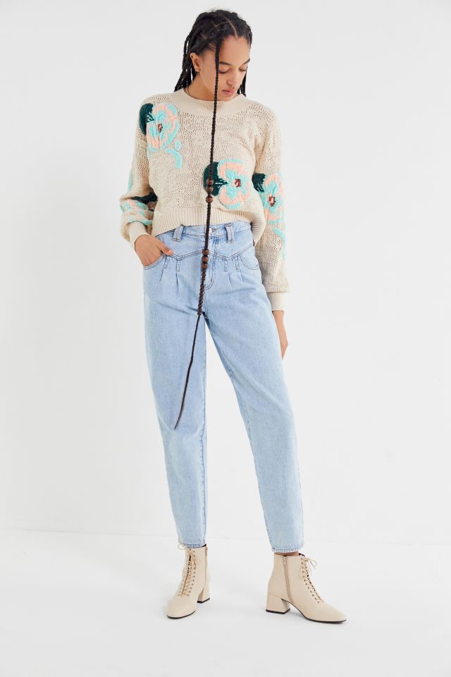 UO Carissa Floral Embroidered Pullover Sweater  #2