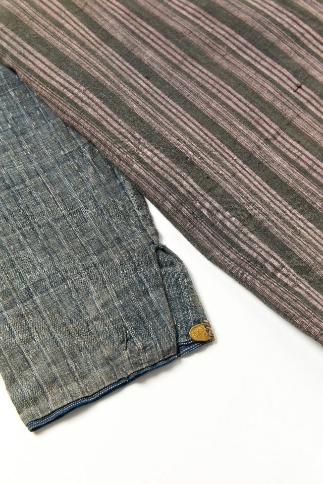 Vintage Contrast Sleeve Yukata Kimono #2