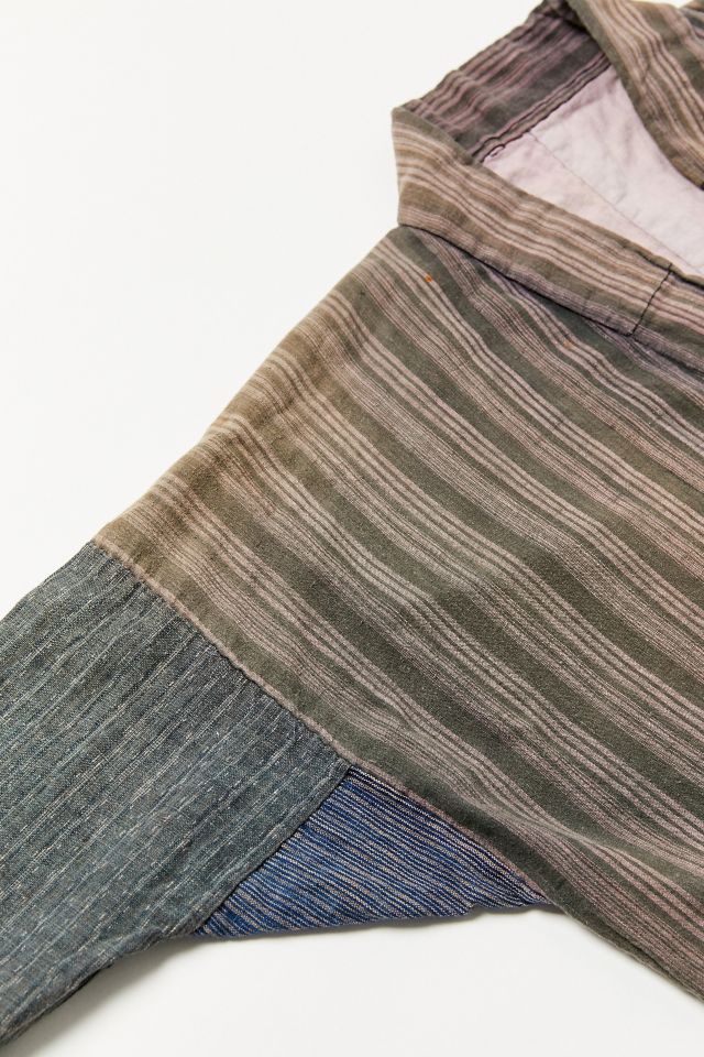 Vintage Contrast Sleeve Yukata Kimono #3