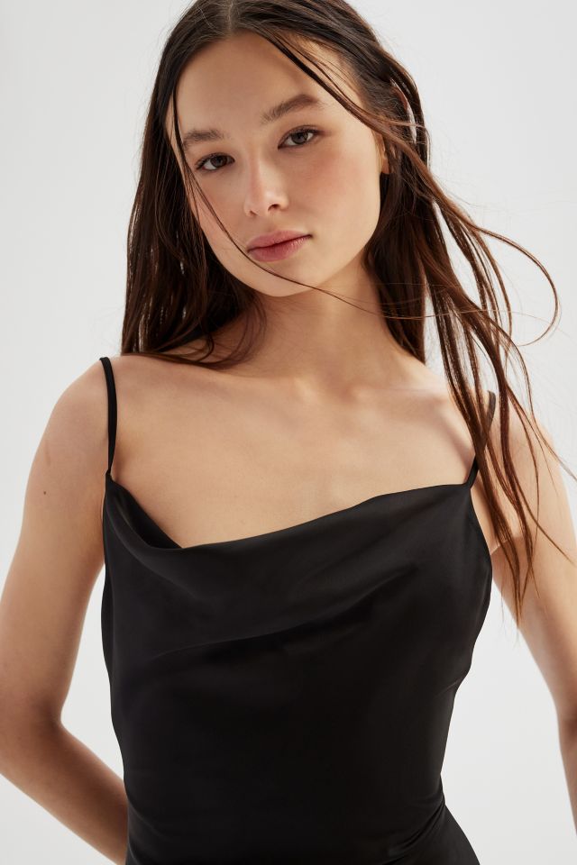 UO Mallory Cowl Neck Slip Dress | Urban Outfitters