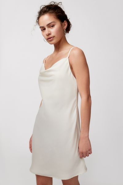 UO Mallory Cowl Neck Slip Dress