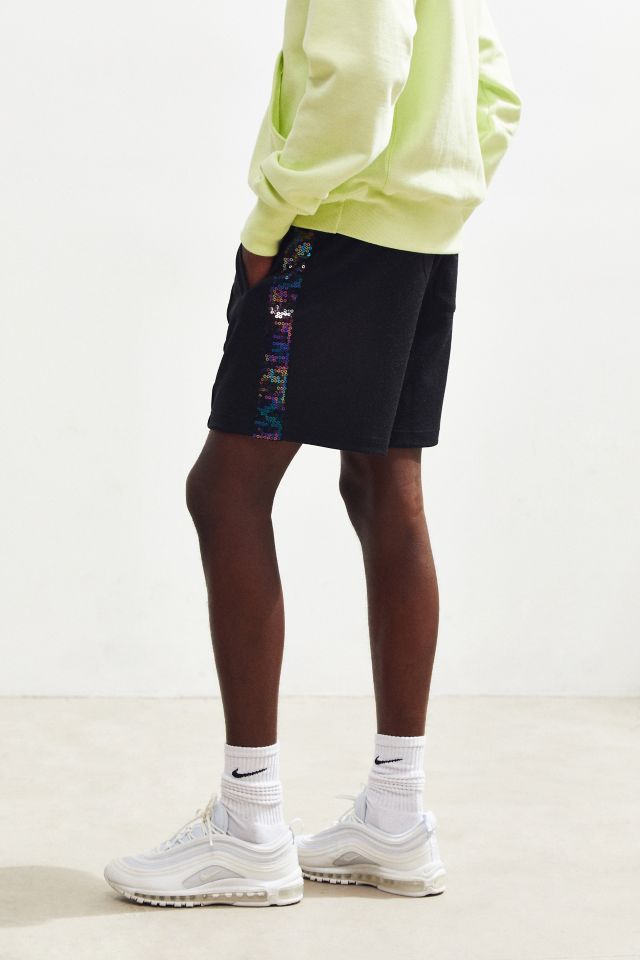 Short en tricot avec bordure en paillettes Lucien UO #1