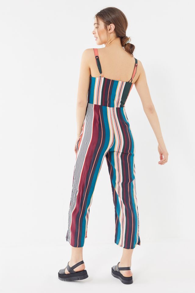 Flynn Skye Joelle Striped Tie-Front Jumpsuit #1