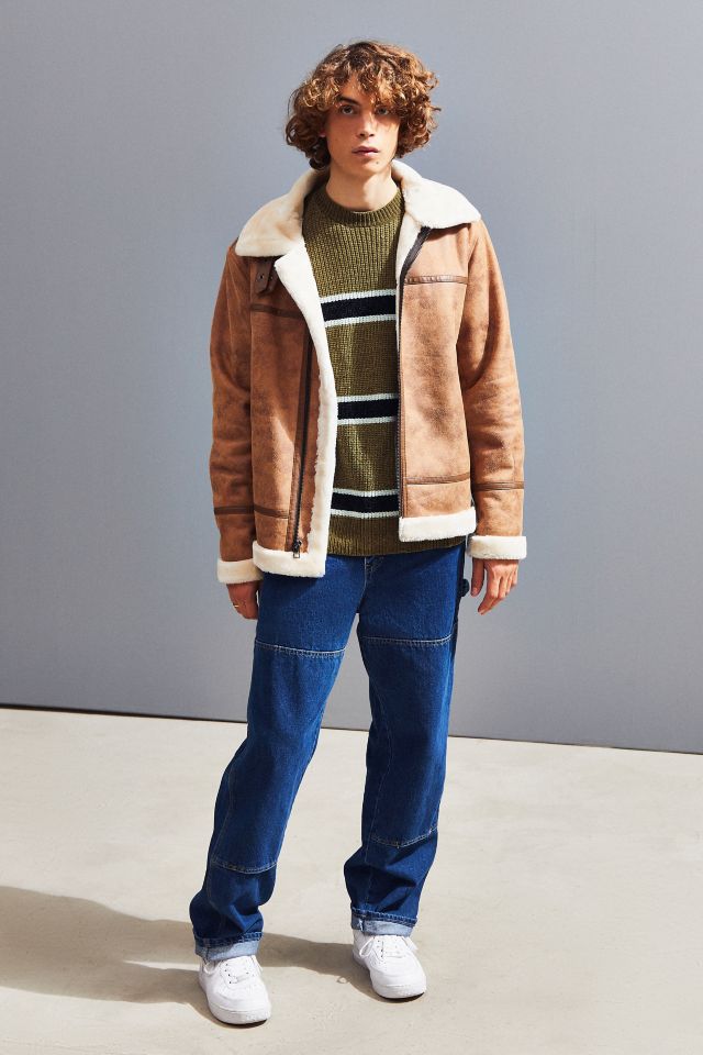 Shearling jacket urban on sale outfitters