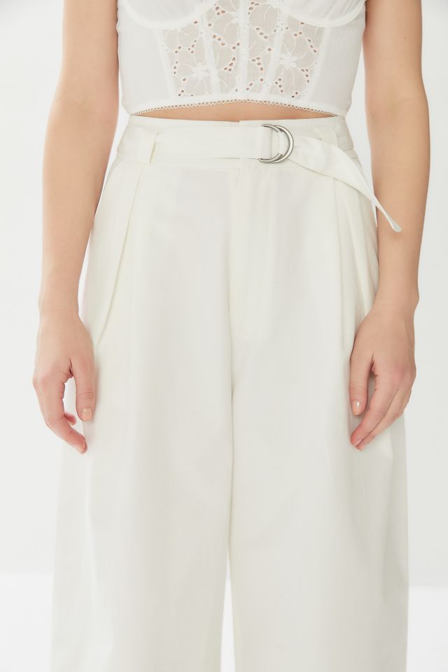 UO Avril Pleated High-Rise Wide Leg Pant #1