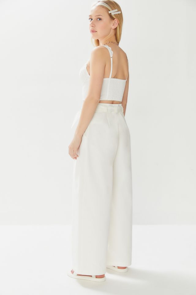 UO Avril Pleated High-Rise Wide Leg Pant #2