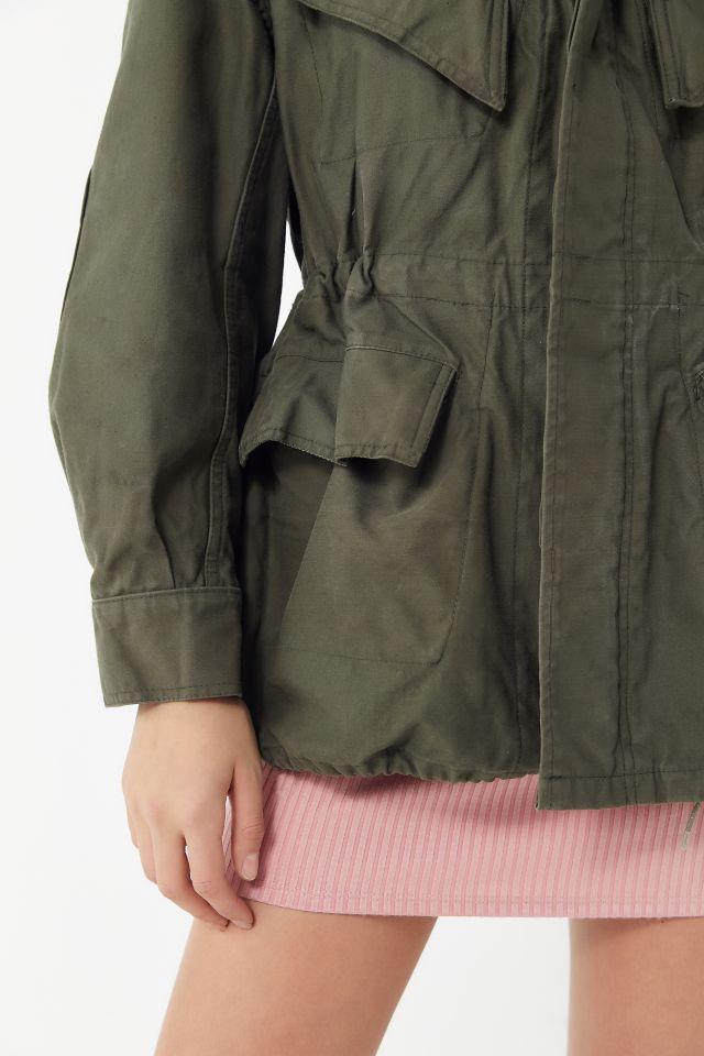 Veste de surplus vintage délavée et surdimensionnée #4
