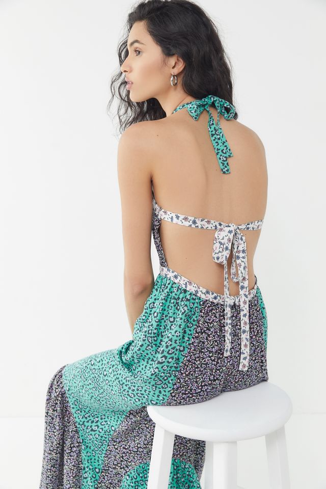 Robe Maxi UO Lychee à Imprimé Mixte #1