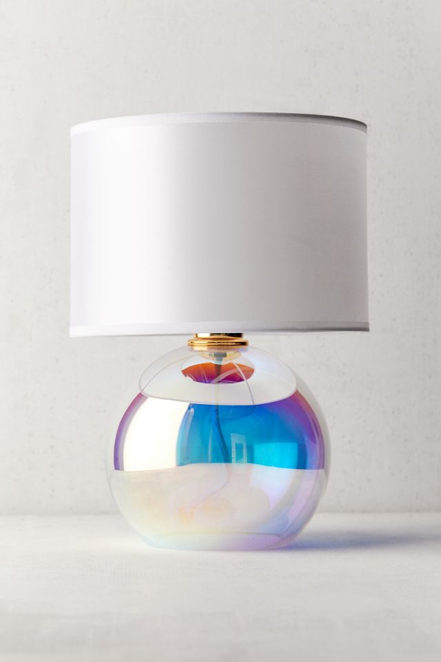 Iridescent Globe Table Lamp #1