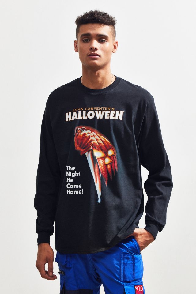 Halloween Pumpkin Knife Long Sleeve Tee #1