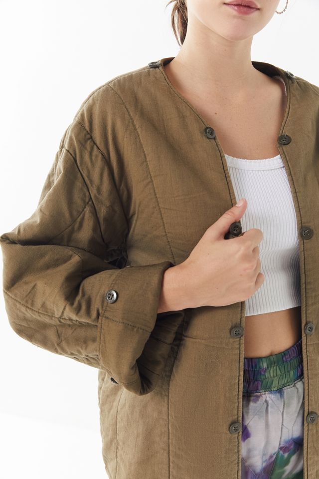 Vintage Czech Buttoned Parka Liner Jacket #3