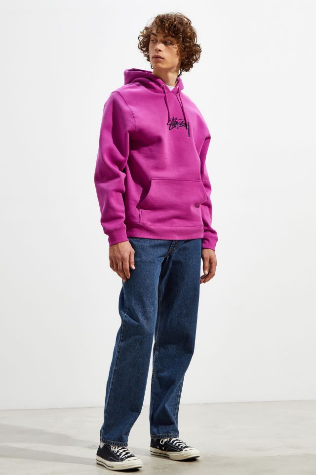 Sweat à capuche brodé avec logo Stussy #5