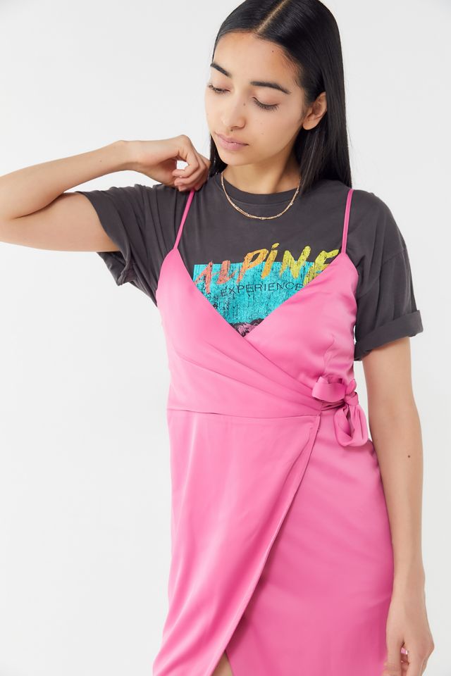 UO Quinn Wrap Midi Dress  #3