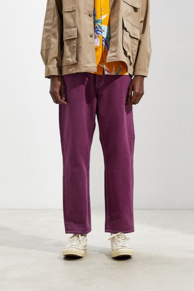STUSSY Overdyed Big Ol Jeans パープル STUSSY 新品 ステューシー Overdyed Big Ol Jeans ジーンズ