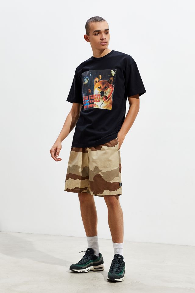 Stussy Camo Beach Short | Urban Outfitters