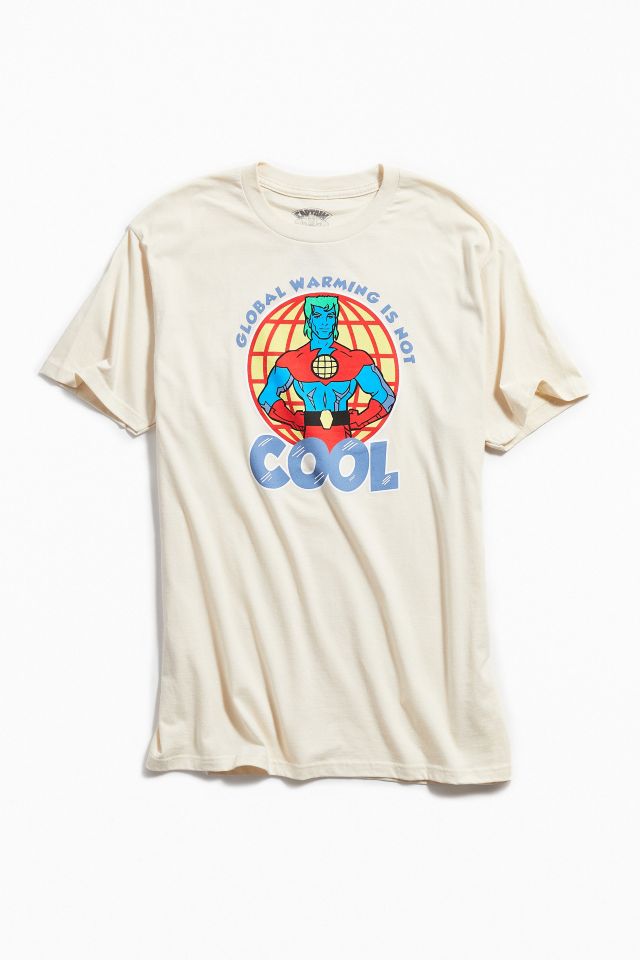 Captain Planet Global Warming Tee | Urban Outfitters
