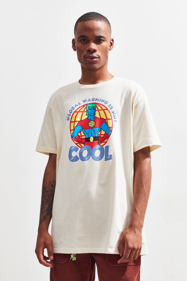 Captain Planet Global Warming Tee | Urban Outfitters