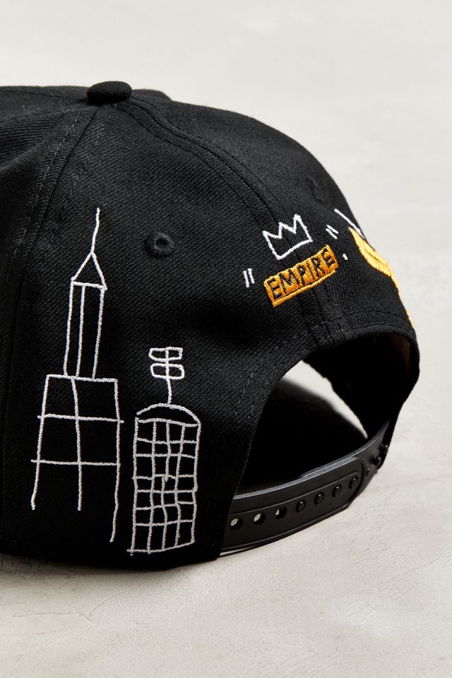 NEWERA ニューエラ JEAN MICHEL BASQUIAT キャップ  ブラック New Era X Basquiat New York Yankees Empire Snapback Hat | Urban