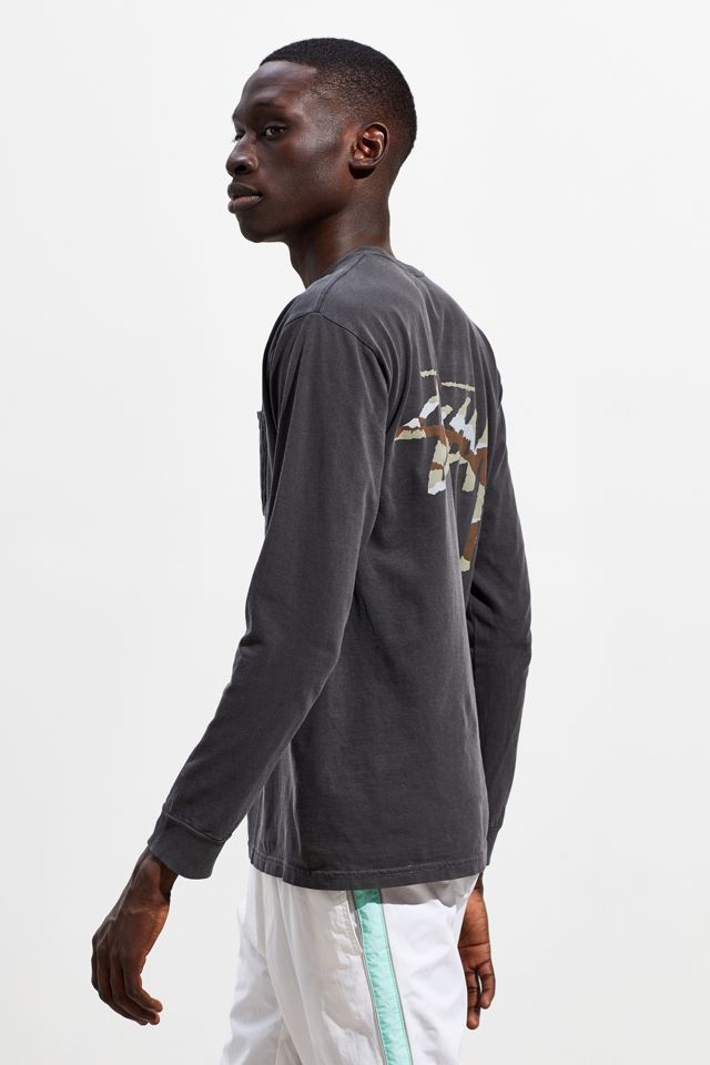 Stussy Camo Stock Long Sleeve Tee | Urban Outfitters