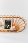 Mariella Rattan Headboard Wall Shelf