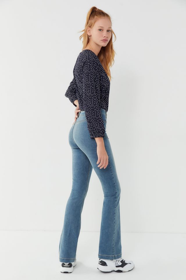 BDG Sydney High Waisted Slim Flare Jean Urban Outfitters