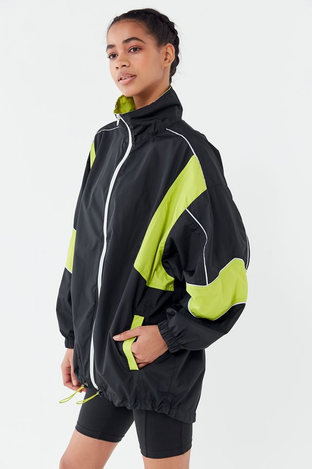 UO Nico Oversized Zip-Front Windbreaker Jacket | Urban Outfitters