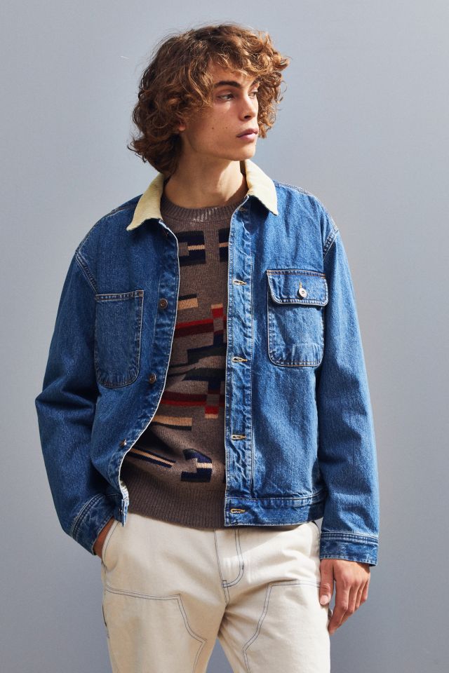 BDG Corduroy Collar Relaxed Fit Trucker Jacket #1