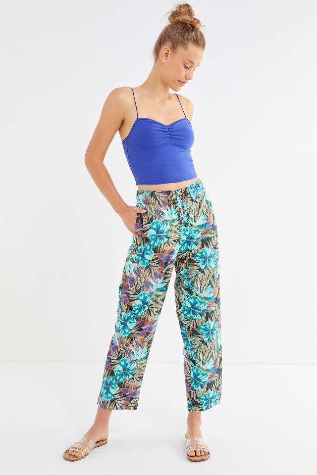 UO Jace Poplin Zip-Front Pant