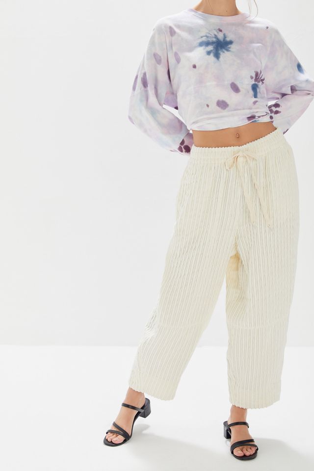 UO Calix Ribbed Tapered Pant #1