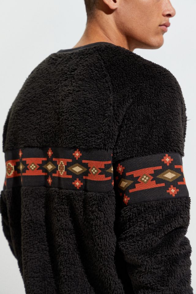 UO Western Sherpa Crew-Neck Sweatshirt #3