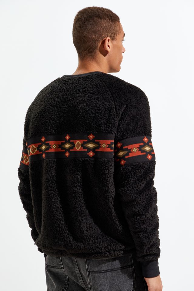 UO Western Sherpa Crew-Neck Sweatshirt #4