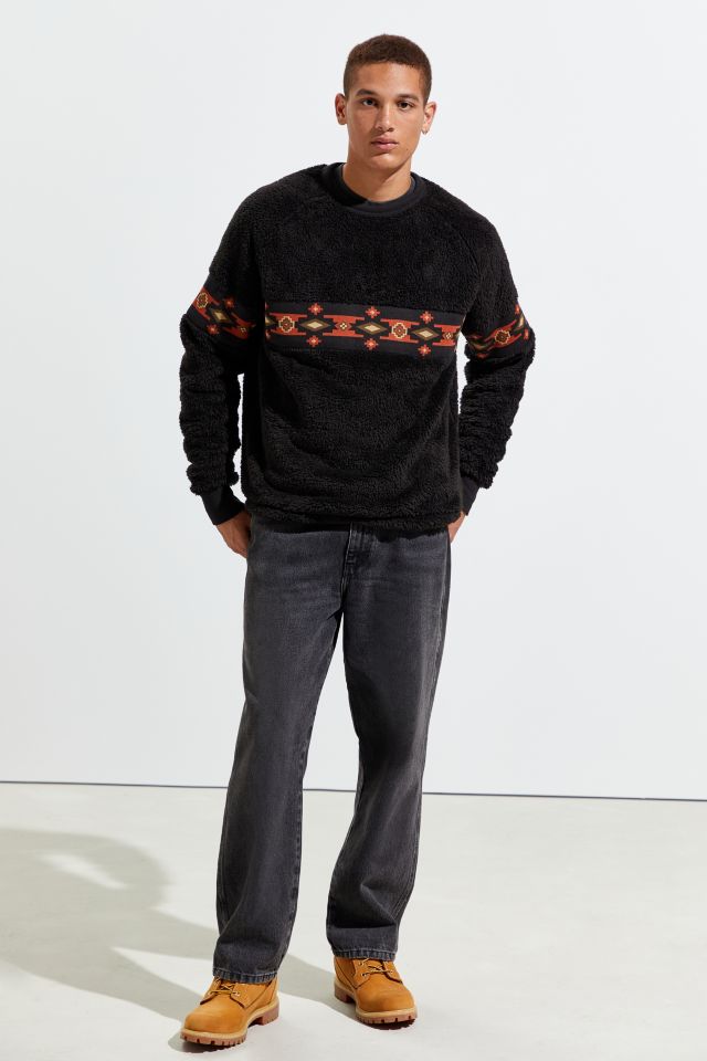 UO Western Sherpa Crew-Neck Sweatshirt #5