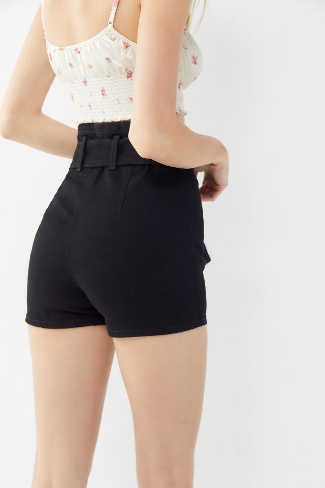 BDG Belted High-Rise Pinup Short – Black #2