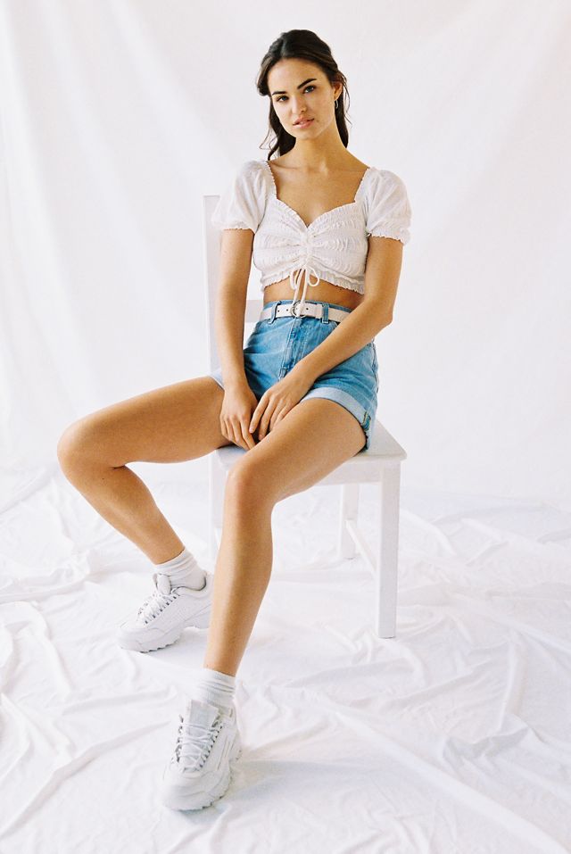 BDG Denim High-Waisted Mom Short – Light Wash   #4