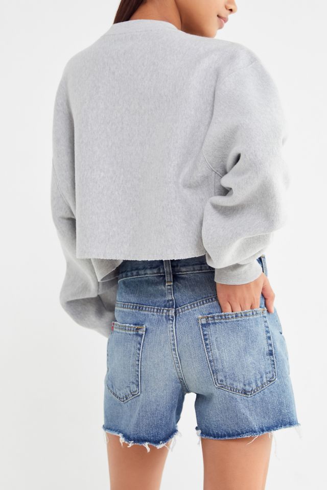 Short de style masculin en denim à taille basse BDG - Denim teinté  #2