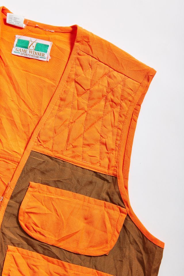 Veste de chasse orange vintage Game Winner  #2