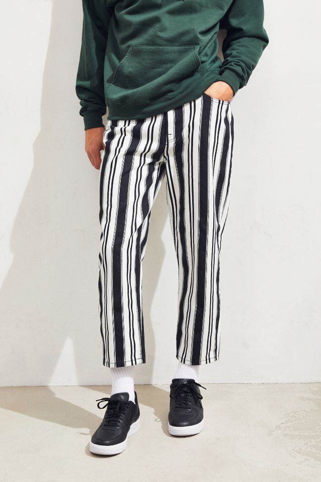 Urban outfitters store striped jeans