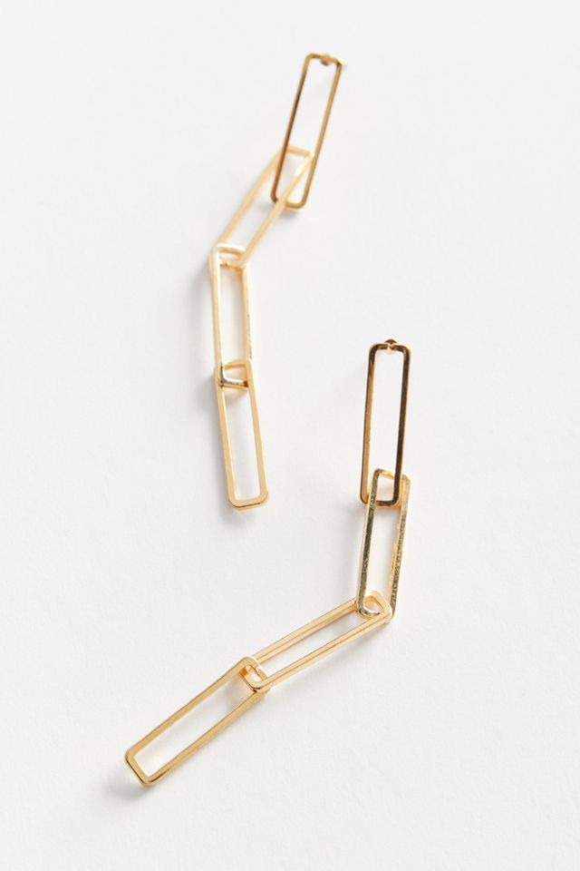 Lara Link Drop Earring #1