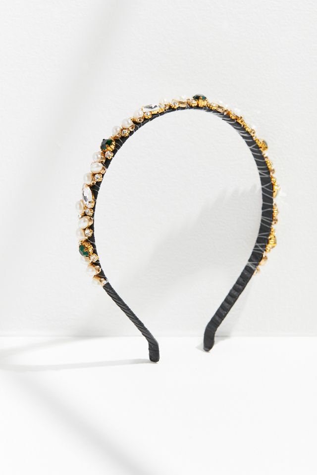 Soiree Bedazzled Headband | Urban Outfitters