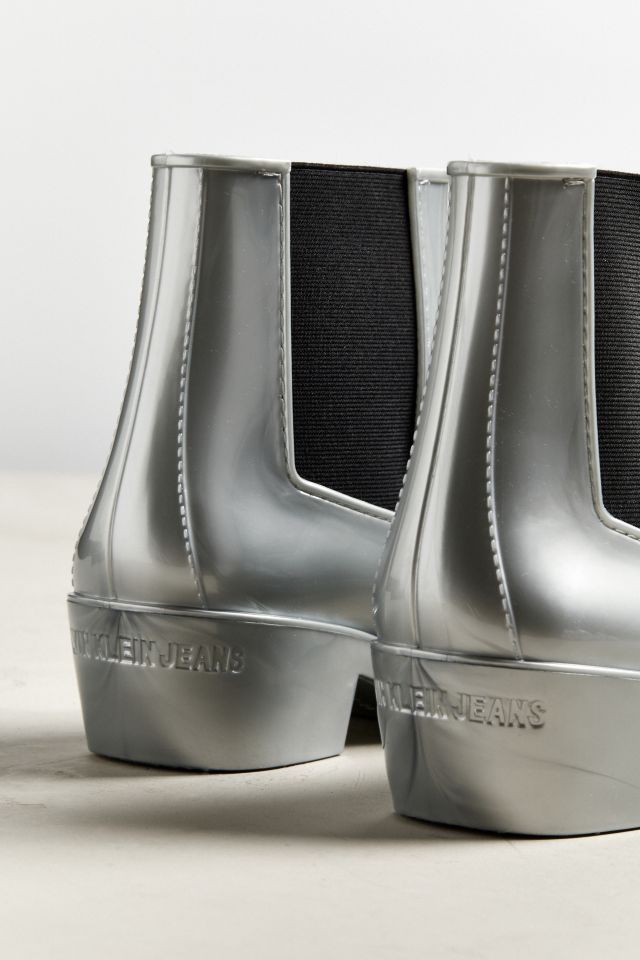 Calvin Klein Cole Rubber Silver Boot Urban Outfitters