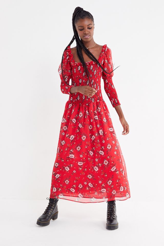 Urban outfitters clearance floral maxi dress