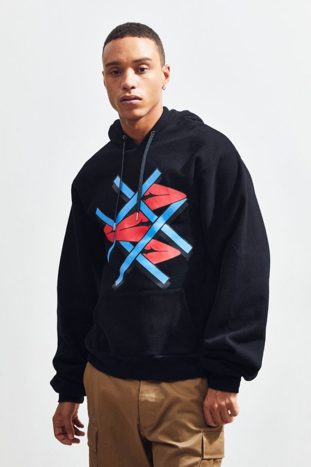 Lucid FC X Blobs UO Exclusive Lips Hoodie Sweatshirt #1