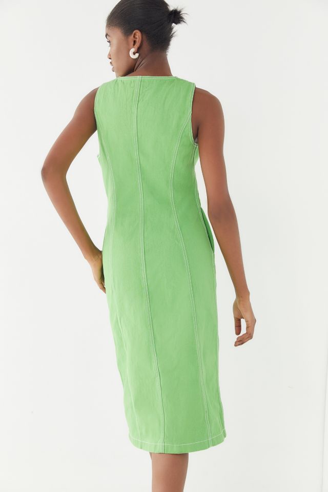 Stussy Bailey Button-Front Midi Dress #1