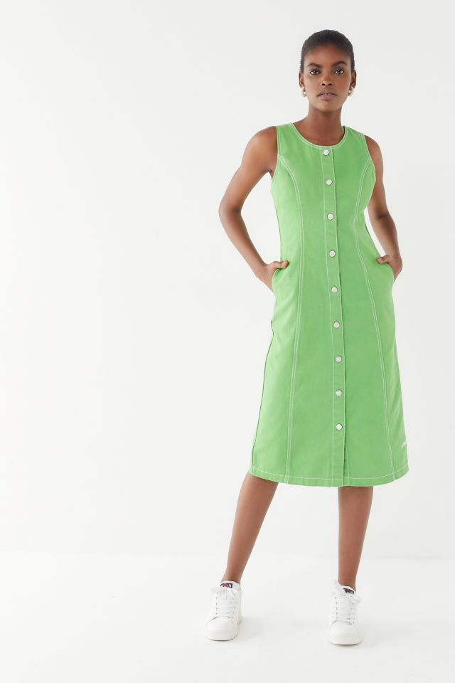 Stussy Bailey Button-Front Midi Dress #2
