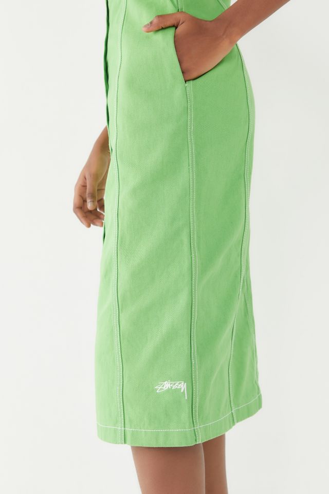 Stussy Bailey Button-Front Midi Dress #3