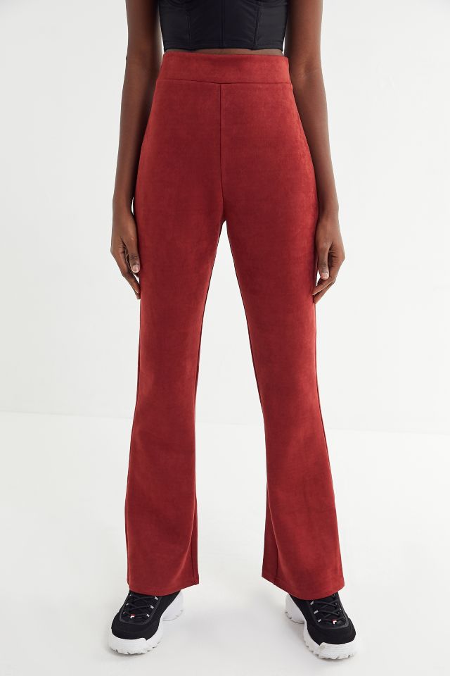 UO Britney Suede High-Rise Flare Pant #3